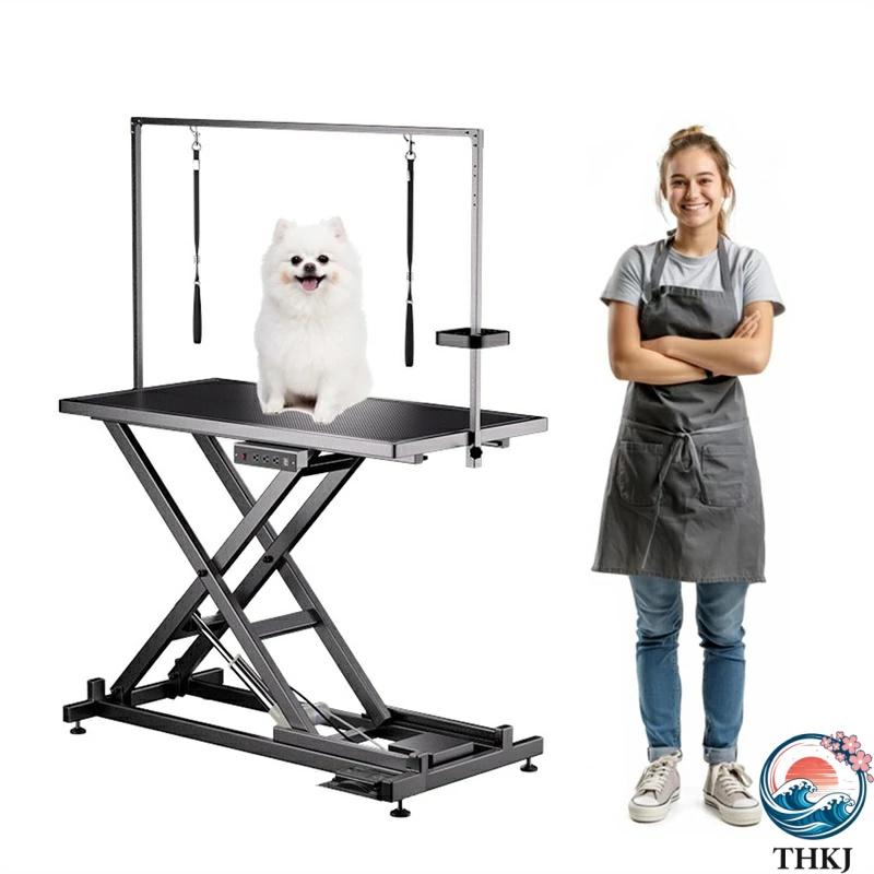 トリミング台 電動リフトテーブル 犬 トリミングテーブル 大型犬