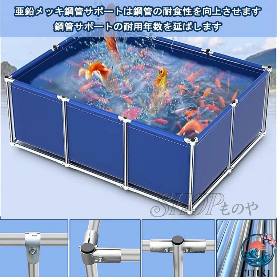プール 大きい 大型水槽 フレームプール イージーセットプール 錦鯉 THKJ 簡易水槽 大型 空気入れ不要 長方形プール 防水 シート 大型プ 人気 おしゃれ_5
