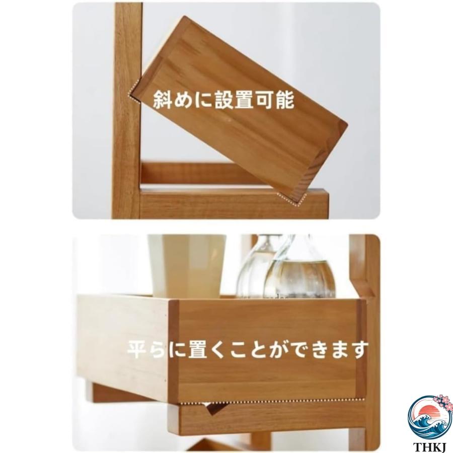 実木置物 棚 木製ディスプレイ ラック 青 果 野菜 フルーツ パン販売