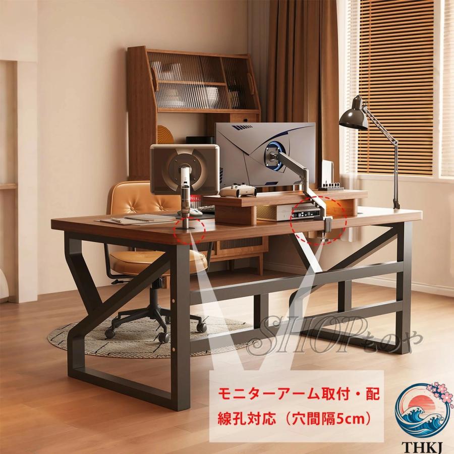 パソコンデスク ゲーミングデスク 事務机 オフィスデスク 1 2人用 25mm
