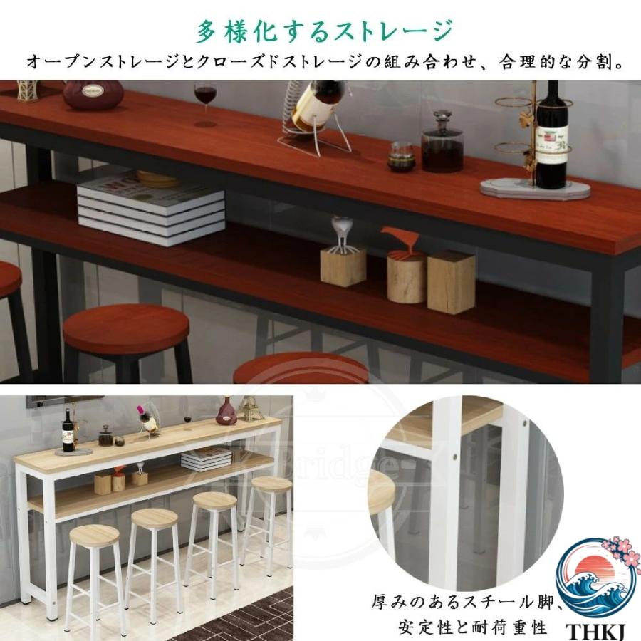 カウンターテーブル キッチン カウンター 省スペース バーカウンター二