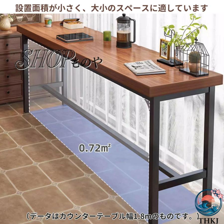 カウンターテーブル ハイテーブル バーカウンター テーブル 厚さ5cm