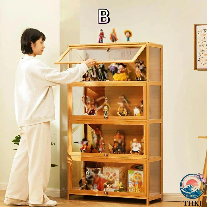 防塵性 人形 ケース フィギュア ディスプレイ 棚 コレクターアイテム用