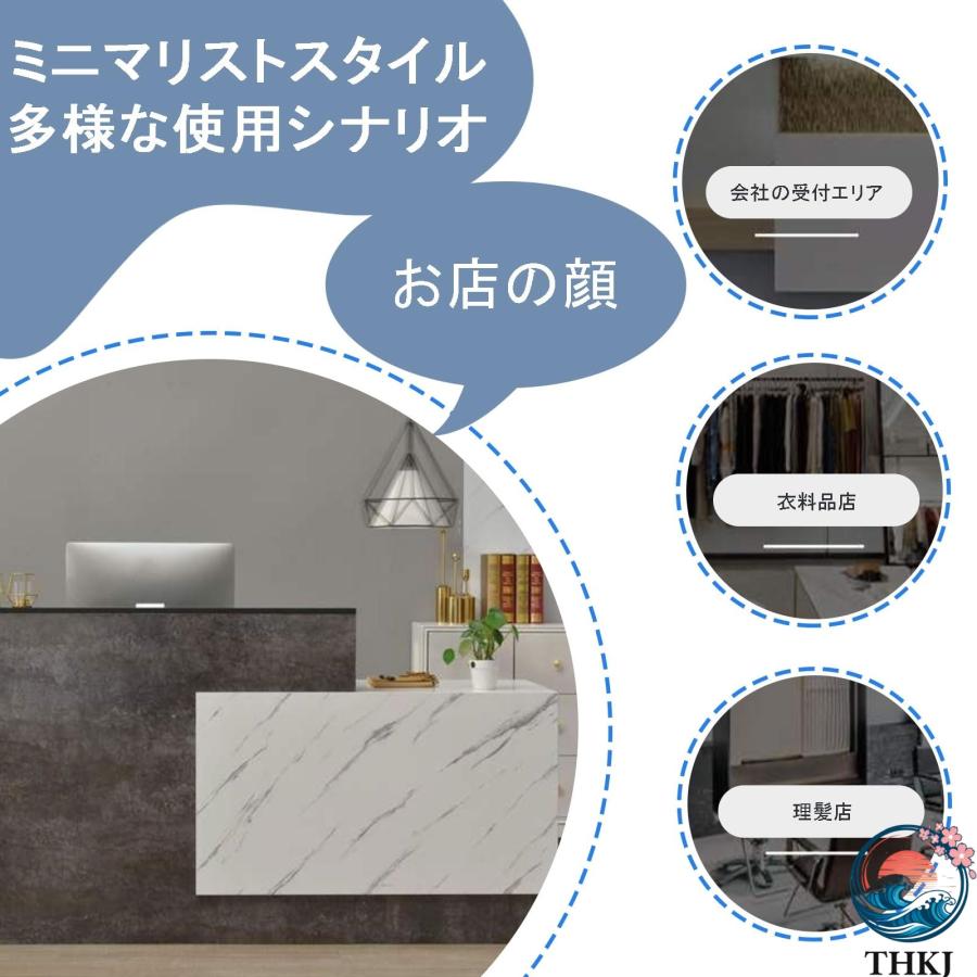 レジカウンター 受付台 引き出しロッカー付衣料品店 カウンターテーブル THKJ 受付組み立てジ台ー 鍵付き 木製 大容量 収納 フロントデスク 美容院 美容室 理髪_6