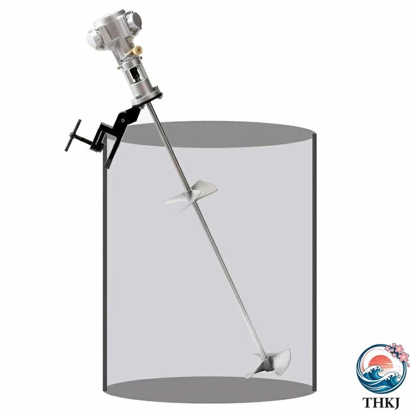 空気圧撹拌機 クランプ式ドラム缶取付 60ガロン 400L エアペイント