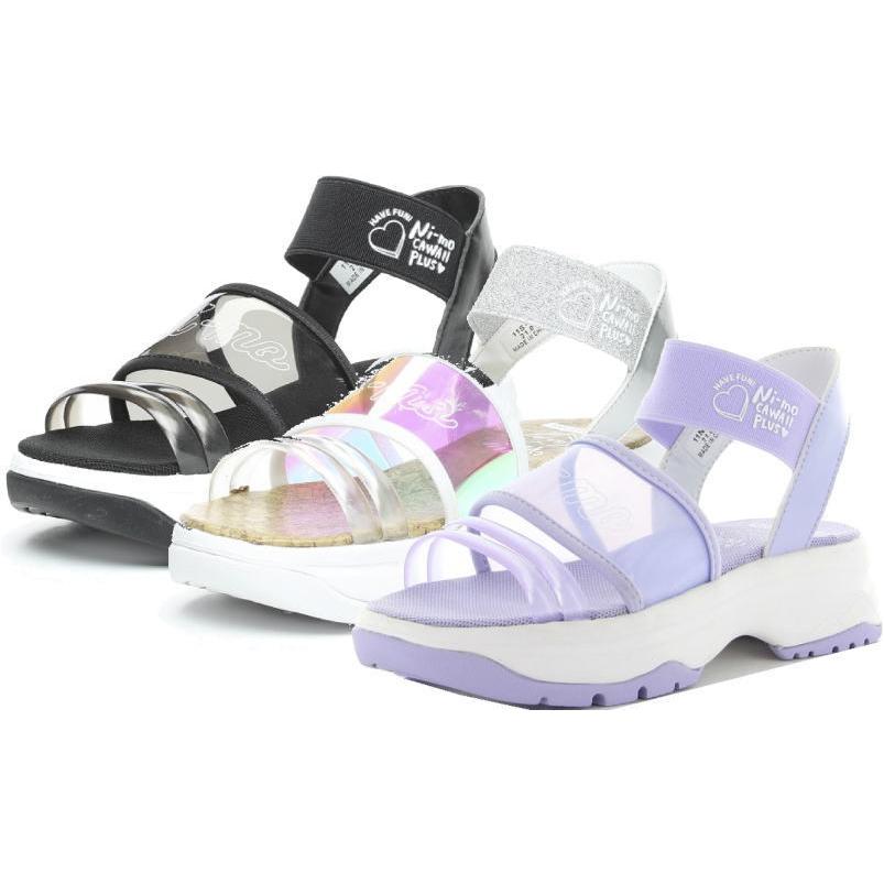 B倉庫 ムーンスター ニーモ Nm J063 子供サンダル ジュニア サンダル 女の子 22年モデル 送料無料 上品なスタイル