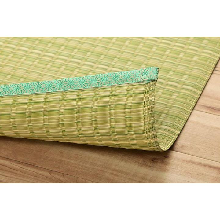 洗える カーペット ラグ 敷詰 除菌スプレー ござ 【ブラウン】 団地間6畳（約255×340）　2150236 | イケヒコ | 16