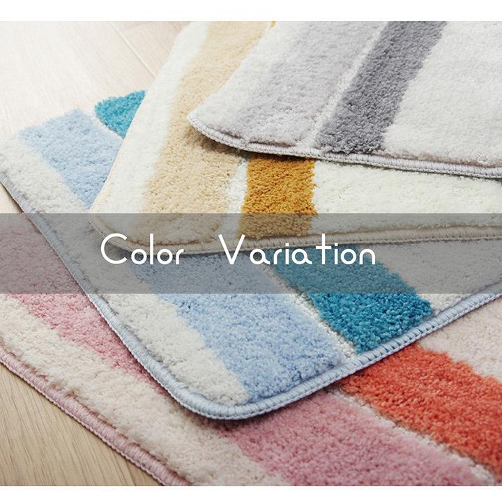 バスマット 吸水性抜群 ふんわり 約45×60 【ブルー】 3492019 | イケヒコ | 10