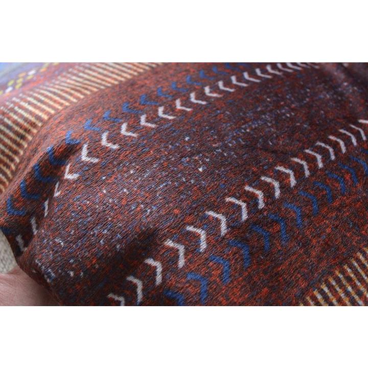 こたつ布団 カバー 洗える 長方形大 ファスナータイプ ギャッベ柄 ノルディック 【オレンジ】 約215×295 5190959 | イケヒコ | 20