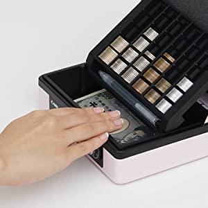 文具 746522 カール キャッシュボックス CB-8250-P ピンク 手提げ金庫