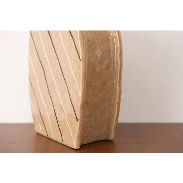 東谷 CLY-70BE フラワーベース 花瓶 花びん かびん フラワースタンド 陶器 北欧 おしゃれ ドライフラワー シンプル 艶 生花 枝物 卓上 床置き 陶器製 ベージュ |  | 10