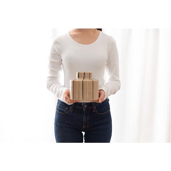 東谷 CLY-72BE フラワーベース 花瓶 花びん かびん フラワースタンド 陶器 北欧 おしゃれ ドライフラワー シンプル 艶 生花 枝物 卓上 床置き ベージュ |  | 13