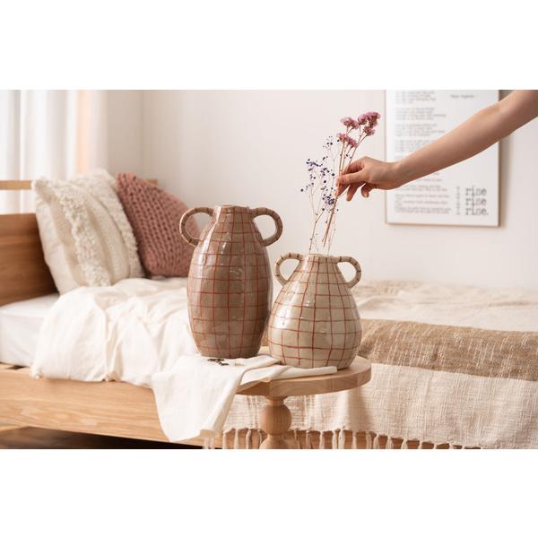 東谷 CLY-75BE フラワーベース 花瓶 花びん かびん フラワースタンド 陶器 北欧 おしゃれ ドライフラワー シンプル 艶 生花 枝物 卓上 床置き 陶器製  ベージュ |  | 11