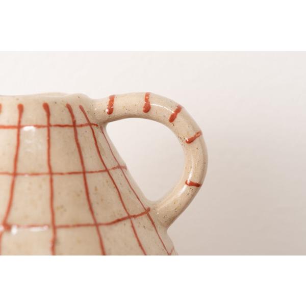 東谷 CLY-75BE フラワーベース 花瓶 花びん かびん フラワースタンド 陶器 北欧 おしゃれ ドライフラワー シンプル 艶 生花 枝物 卓上 床置き 陶器製  ベージュ |  | 15