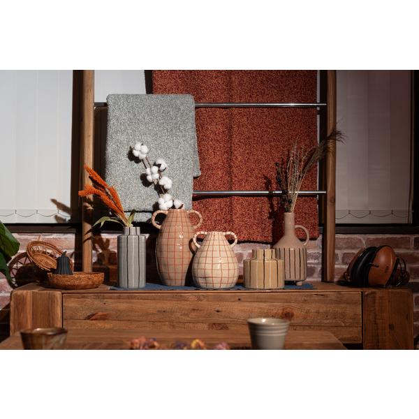 東谷 CLY-75BE フラワーベース 花瓶 花びん かびん フラワースタンド 陶器 北欧 おしゃれ ドライフラワー シンプル 艶 生花 枝物 卓上 床置き 陶器製  ベージュ |  | 06