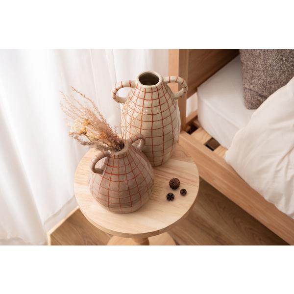 東谷 CLY-76BE フラワーベース 花瓶 花びん かびん フラワースタンド 陶器 北欧 おしゃれ ドライフラワー シンプル 艶 生花 枝物 卓上 床置き 陶器製  ベージュ |  | 11