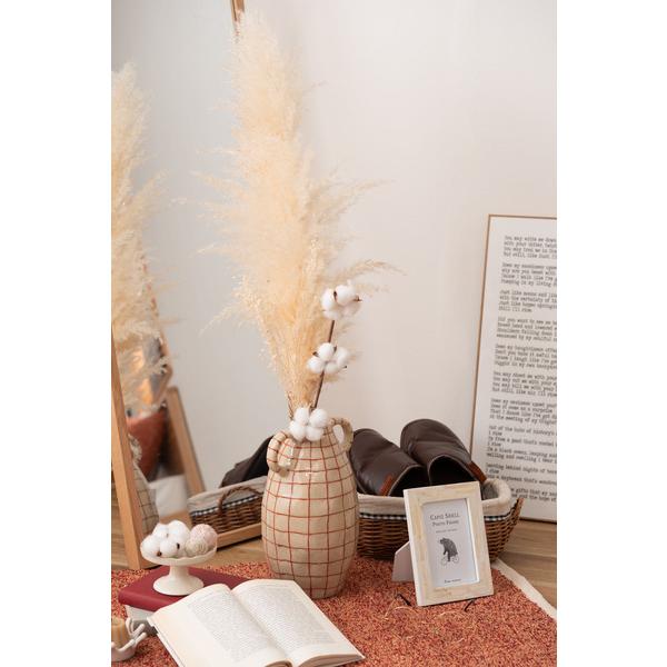 東谷 CLY-76BE フラワーベース 花瓶 花びん かびん フラワースタンド 陶器 北欧 おしゃれ ドライフラワー シンプル 艶 生花 枝物 卓上 床置き 陶器製  ベージュ |  | 13