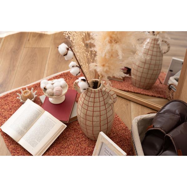 東谷 CLY-76BE フラワーベース 花瓶 花びん かびん フラワースタンド 陶器 北欧 おしゃれ ドライフラワー シンプル 艶 生花 枝物 卓上 床置き 陶器製  ベージュ |  | 14