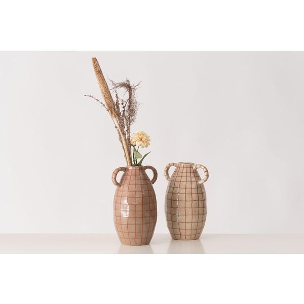 東谷 CLY-76BE フラワーベース 花瓶 花びん かびん フラワースタンド 陶器 北欧 おしゃれ ドライフラワー シンプル 艶 生花 枝物 卓上 床置き 陶器製  ベージュ |  | 02