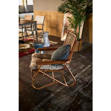 東谷 FAB-101BL ニットクッション クッション ニット ニット生地 編み物 くすみカラー おしゃれ ざっくりニット  ブルー 青 紺 ダスティブルー くすみブルー | 東谷 | 06