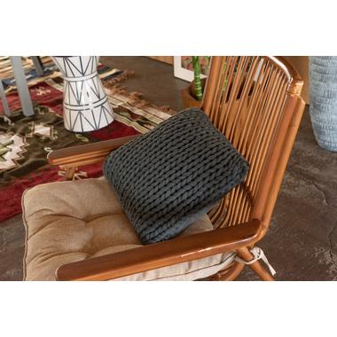 東谷 FAB-101BL ニットクッション クッション ニット ニット生地 編み物 くすみカラー おしゃれ ざっくりニット  ブルー 青 紺 ダスティブルー くすみブルー | 東谷 | 08