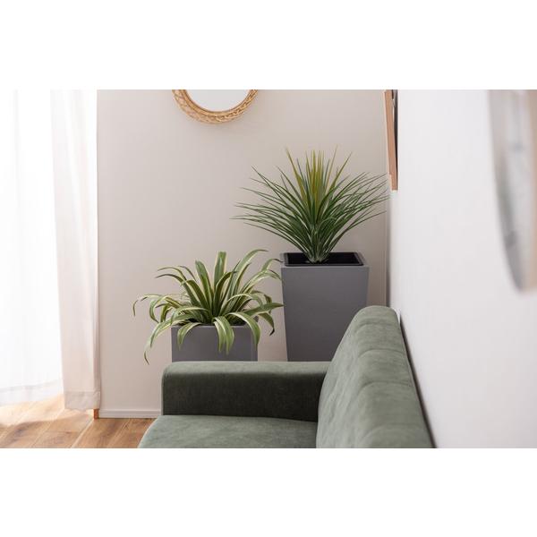 東谷 GRNB-56 プランター 鉢入れ スタンド付き モダン インダストリアル シンプル グレー 植物 観葉植物 インテリア 正方形 6号用 |  | 11