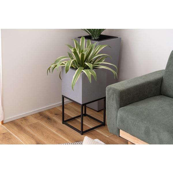 東谷 GRNB-56 プランター 鉢入れ スタンド付き モダン インダストリアル シンプル グレー 植物 観葉植物 インテリア 正方形 6号用 |  | 12