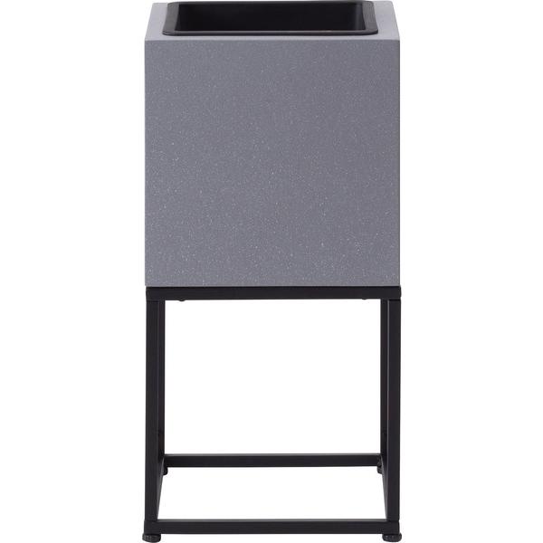 東谷 GRNB-56 プランター 鉢入れ スタンド付き モダン インダストリアル シンプル グレー 植物 観葉植物 インテリア 正方形 6号用 |  | 01