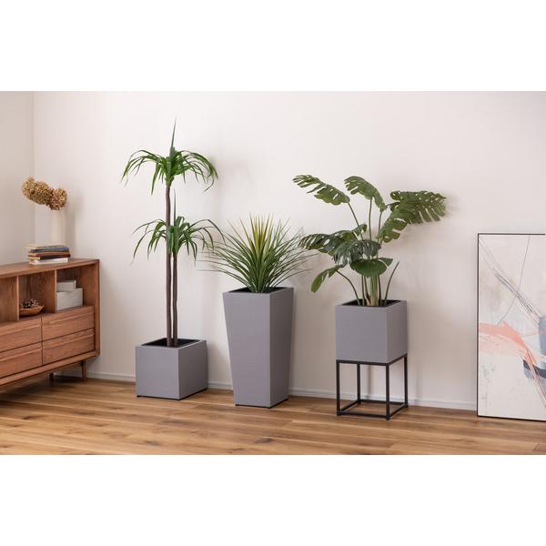 東谷 GRNB-56 プランター 鉢入れ スタンド付き モダン インダストリアル シンプル グレー 植物 観葉植物 インテリア 正方形 6号用 |  | 08