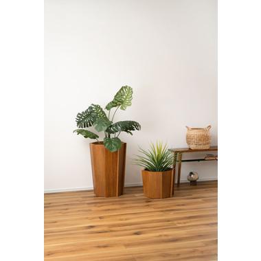 ウッドプランター プランター 木製 天然木 ミンディ 入れ物 カバー 観葉植物入れ 飾り インテリア　ブラウン |  | 02