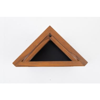 東谷 GUY-826BR 傘立て スリム おしゃれ スチール 天然木 木製 ブラック ブラウン 三角形 トライアングル シンプル モダン 傘置き 収納 | 東谷 | 04