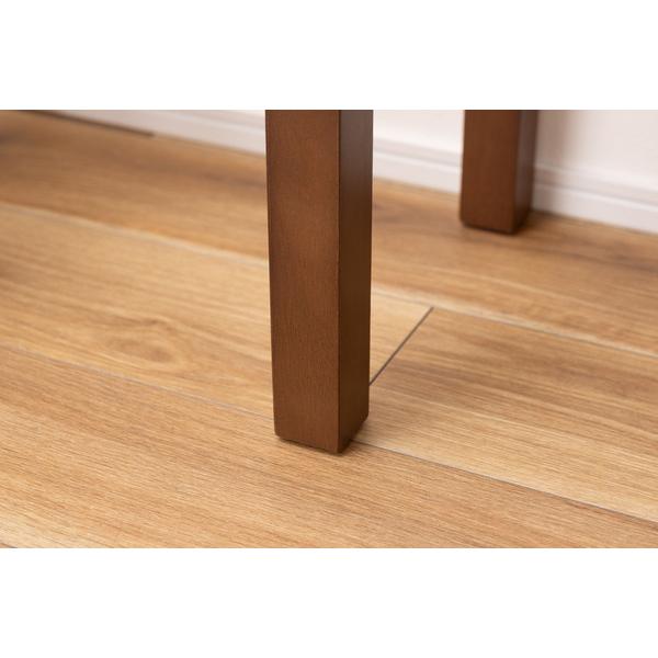 東谷 HOW-003BR デスク 机 天然木 シンプル おしゃれ 北欧 韓国インテリア ブラウン スリム リビング 長方形 四角 コンパクト テーブル | 東谷 | 14