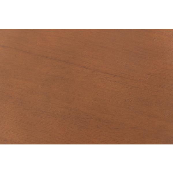 東谷 HOW-003BR デスク 机 天然木 シンプル おしゃれ 北欧 韓国インテリア ブラウン スリム リビング 長方形 四角 コンパクト テーブル | 東谷 | 18