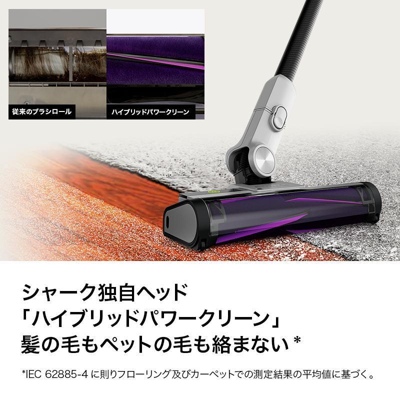 Shark IW3241JBK シャークCLEARN SENSE IQ Shark CleanSense iQ+ コードレススティッククリーナー IW3241J