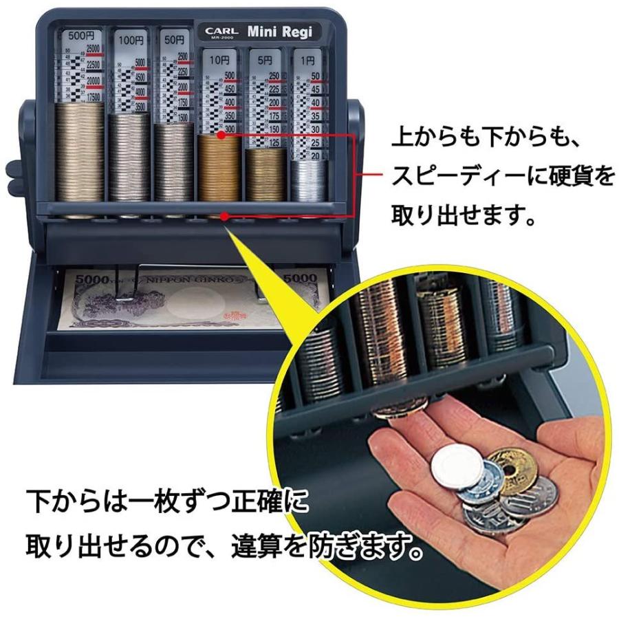 ミニレジ 簡易レジスター コインカウンター 硬貨収納箱　
