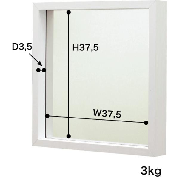 東谷　ミラーL　MU-034WAL　W42×D6×H42　完成品 | 東谷 | 01
