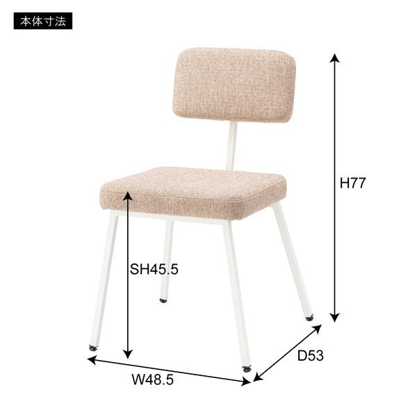 東谷　ダイニングチェア　チェア　PC-259GR　グリーン　組立式　付属工具：六角レンチ　静的耐荷重：80kg　W48.5×D53×H77×SH45.5　5kg　中国 | 東谷 | 05