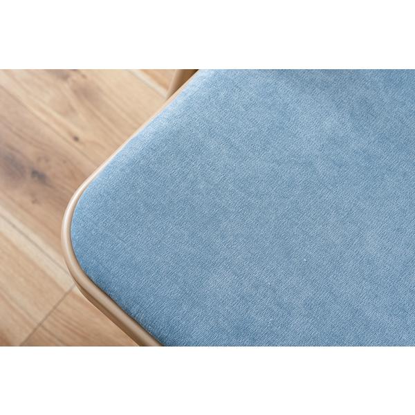 東谷　フォールディングチェア　PC-33BL　ブルー　チェア 折りたたみチェア チェアー 椅子 おしゃれ パイプ スチール 折りたたみ ベロア シンプル　軽量 軽い | 東谷 | 11