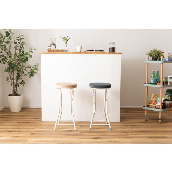 東谷　フォールディング ハイスツール　PC-34BE　ベージュ　折りたたみ椅子 おしゃれ チェア スツール ハイタイプパイプ 椅子 丸椅子 カウンターチェア 北欧 | 東谷 | 15