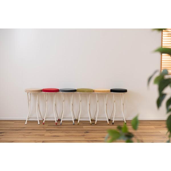 東谷　フォールディング ハイスツール　PC-34GR　グリーン　折りたたみ椅子 おしゃれ チェア スツール ハイタイプパイプ 椅子 丸椅子 カウンターチェア 北欧 | 東谷 | 17