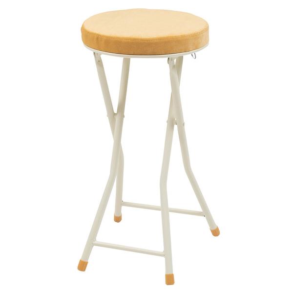 東谷　フォールディング ハイスツール　PC-34YE　W30×D31.5×H60(折りたたみ時W30×D9×H80)　2kg　完成品 | 東谷