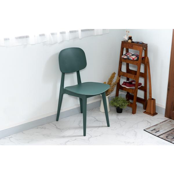 東谷　ダイニングチェア　オーディナリー チェア　PC-973GR　W42.5×D51×H81.5×SH42.5　5kg　組立式　静的耐荷重：80kg　六角レンチ付属　中国　グリーン | 東谷 | 03