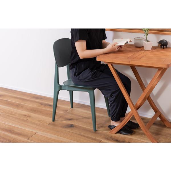 東谷　ダイニングチェア　オーディナリー チェア　PC-973GR　W42.5×D51×H81.5×SH42.5　5kg　組立式　静的耐荷重：80kg　六角レンチ付属　中国　グリーン | 東谷 | 08