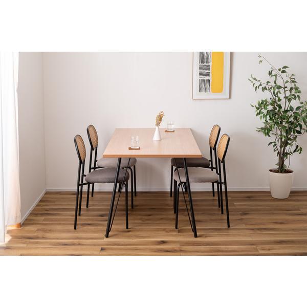 東谷　チェア　TOE-125BE　ベージュ　W46×D48×H79×SH44.5　4kg　ダイニングチェア おしゃれ 椅子 イス いす ナチュラル シンプル ラタン調　アジアン　布地 | 東谷 | 13