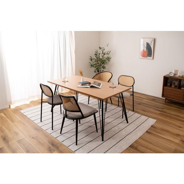 東谷　チェア　TOE-125BE　ベージュ　W46×D48×H79×SH44.5　4kg　ダイニングチェア おしゃれ 椅子 イス いす ナチュラル シンプル ラタン調　アジアン　布地 | 東谷 | 15