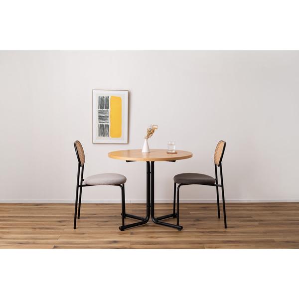 東谷　チェア　TOE-125BE　ベージュ　W46×D48×H79×SH44.5　4kg　ダイニングチェア おしゃれ 椅子 イス いす ナチュラル シンプル ラタン調　アジアン　布地 | 東谷 | 08