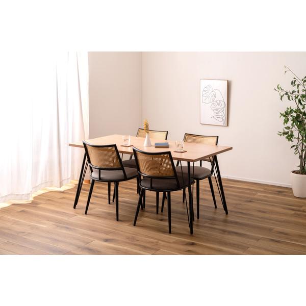 東谷　チェア　TOE-126BE　ベージュ　W49×D57×H78×SH46　5.5kg　ダイニングチェア おしゃれ 椅子 イス ナチュラル シンプル ラタン調　アジアン　布地 | 東谷 | 14