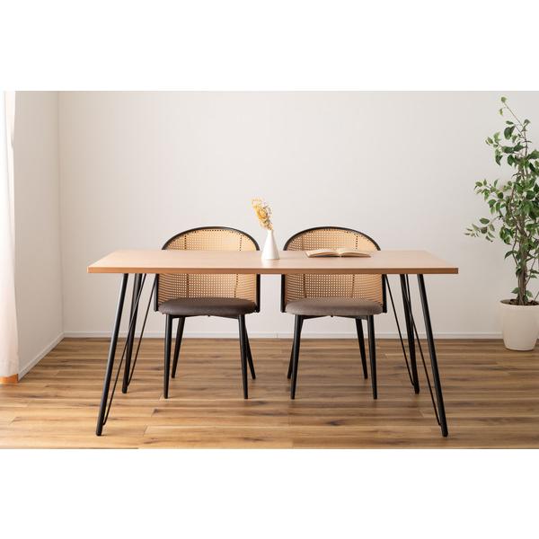 東谷　チェア　TOE-127BE　ベージュ　W49×D57×H78×SH46　5.5kg　ダイニングチェア おしゃれ 椅子 イス ナチュラル シンプル ラタン調　アジアン　布地 | 東谷 | 11