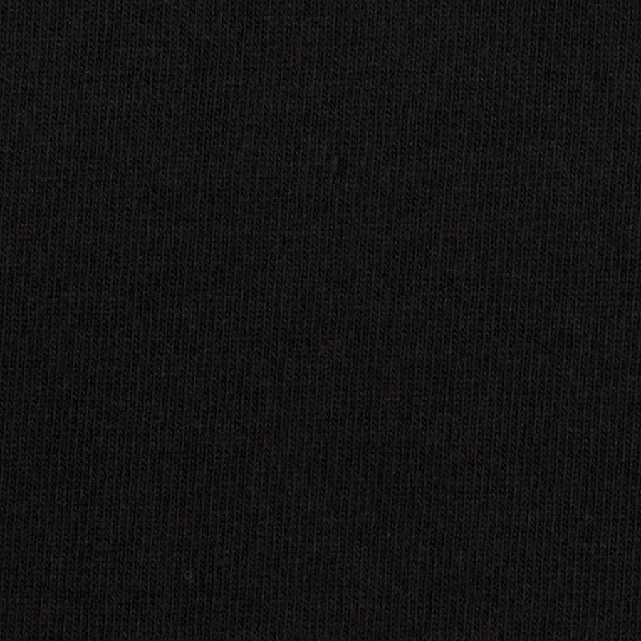 コットン×無地(ブラック)×天竺ニット_全3色 : fab-fabric sewing