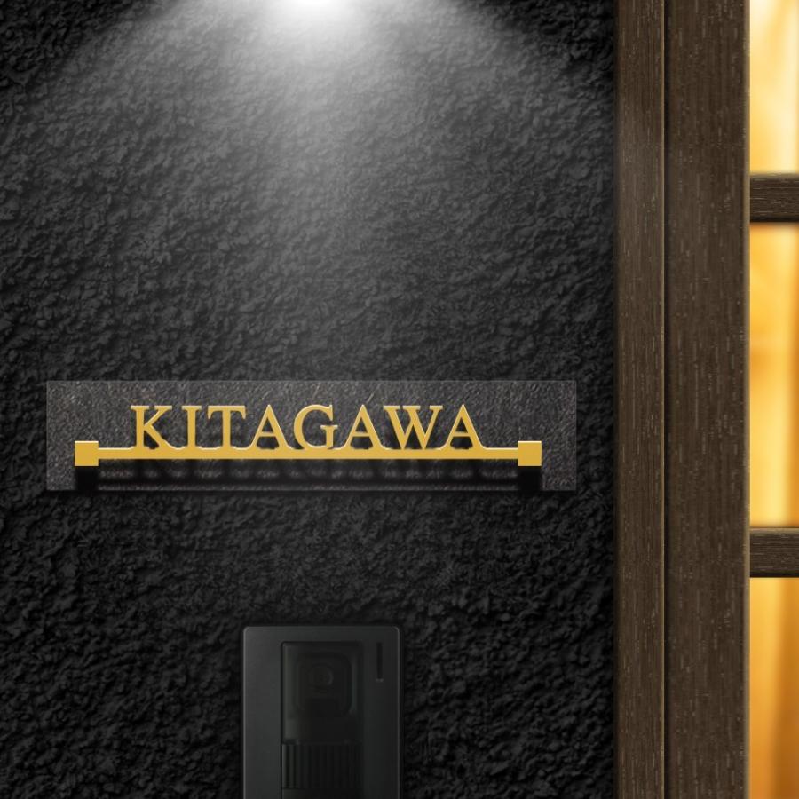 表札 シール マグネット ステンレス おしゃれ 戸建て マンション 賃貸 穴あけ不要 横幅240〜440ｍｍ対応(シンプルライン専用 表札本体は別途ご購入下さい) | IDEA MAKER | 14